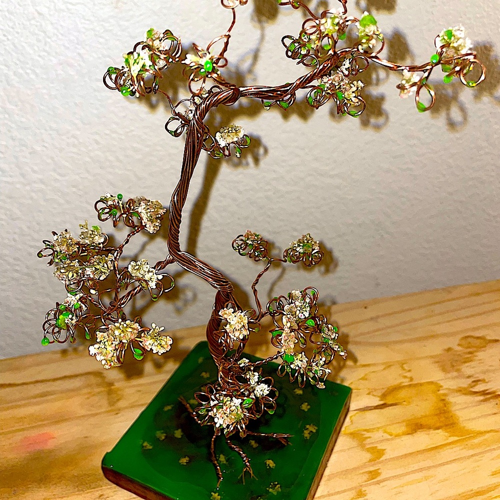 Handmade resin tree